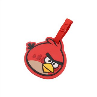 3D-Cartoon-Tier-Gepäckanhänger aus weichem PVC