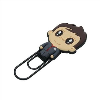 Niedliche 2D-Weich-PVC-Cartoon-Büroklammer